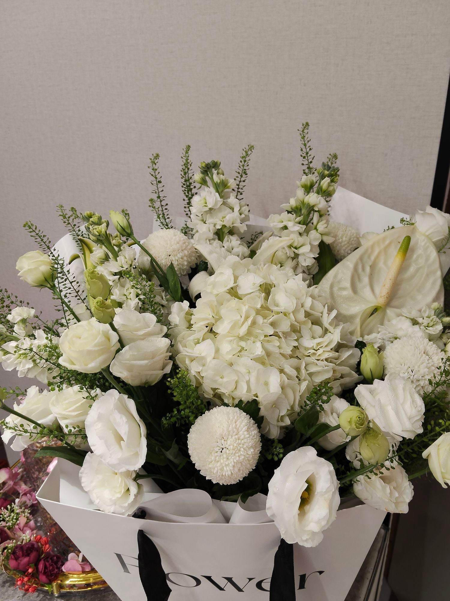 Standing Bouquet In Bag