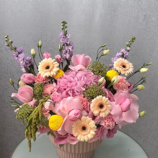Charming Mixed Bloom Vase Arrangement