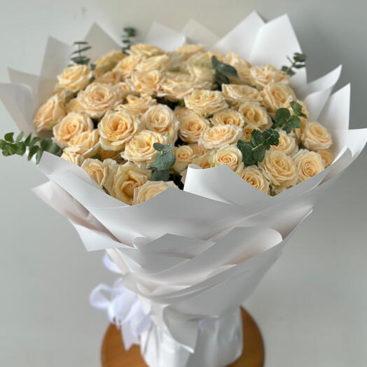 Peach Baby Roses Bouquet
