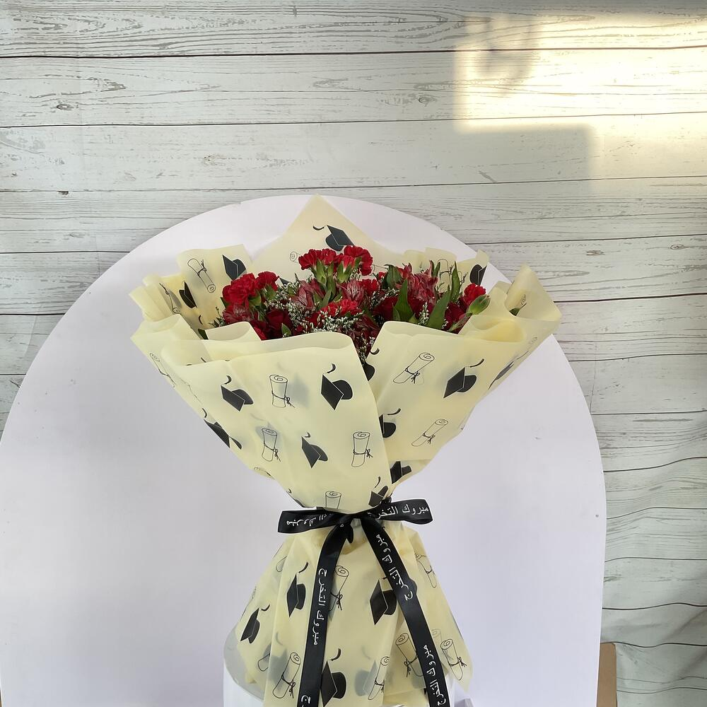 Carnation bouquet for graduation