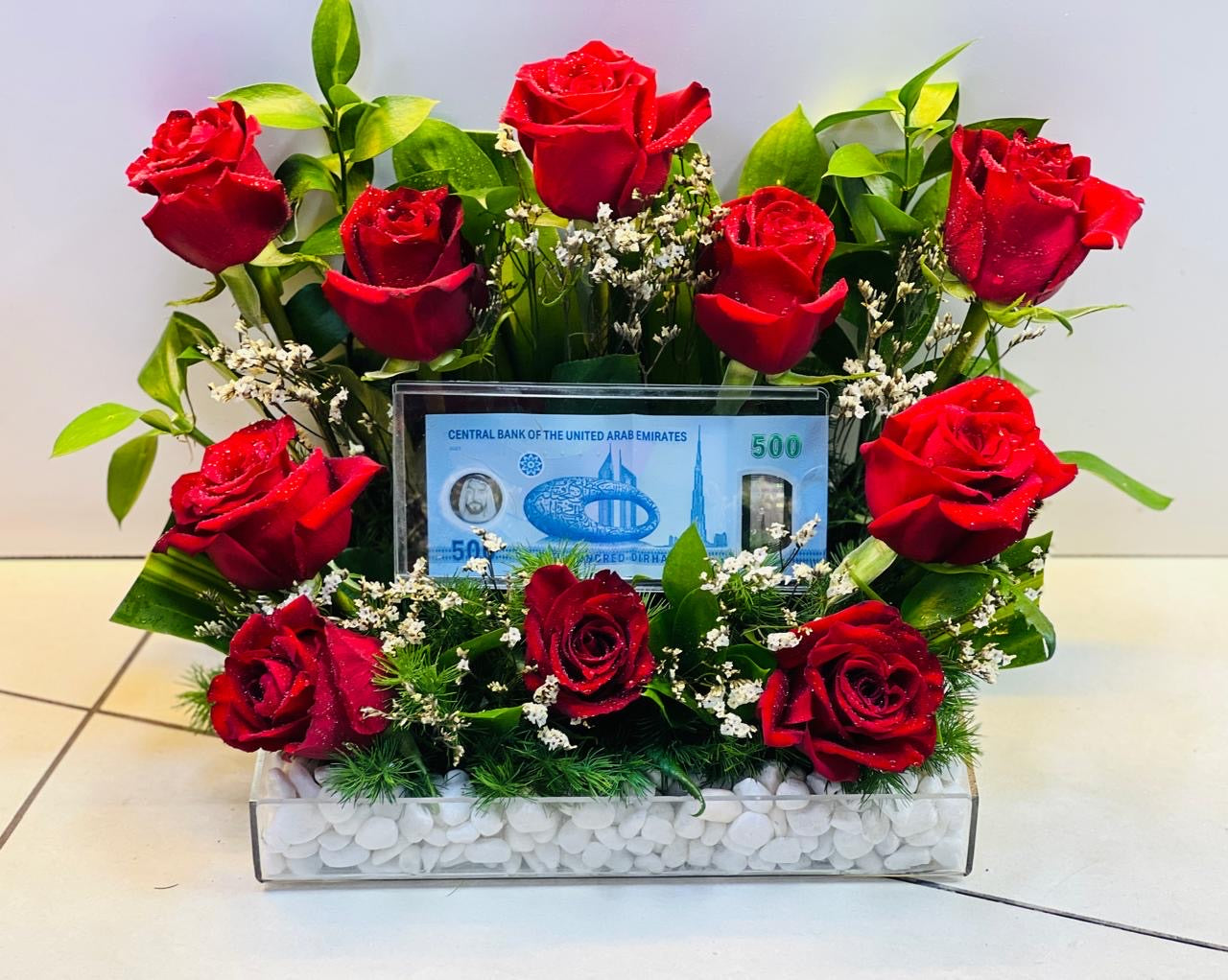 Red Acrylic Arrangement