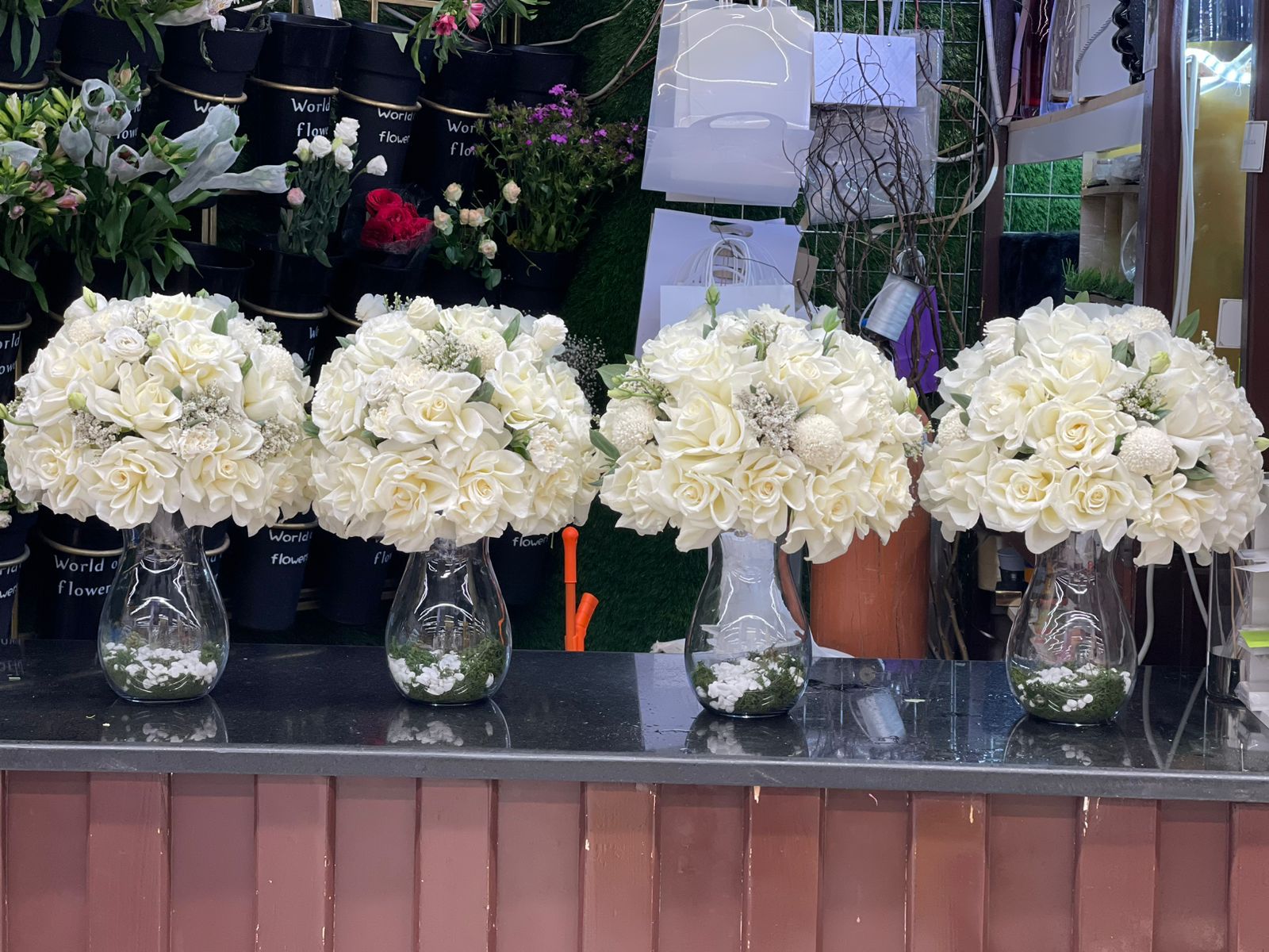 White Bueaty With Vase